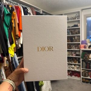 Dior empty shoe box